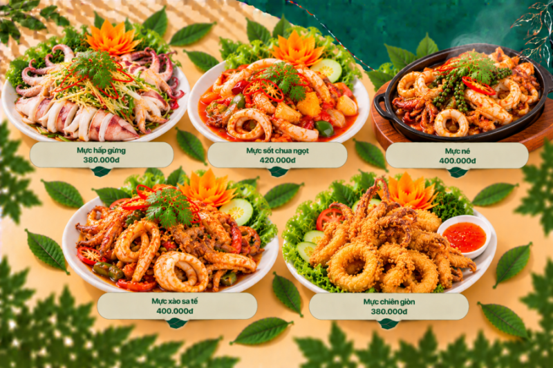Món mực - bạch tuộc